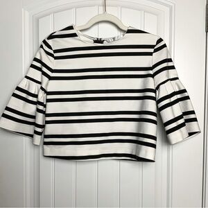Zara Striped Bell Sleeves